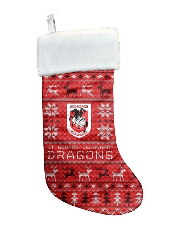 St George Illawarra Dragons Xmas Stocking