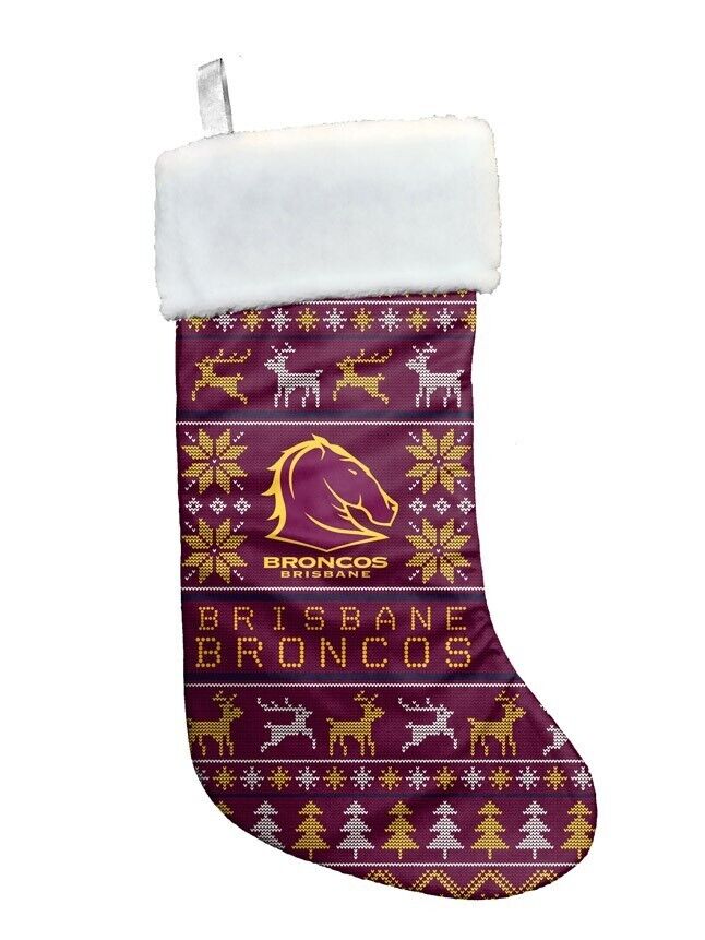 Brisbane Broncos Xmas Stocking