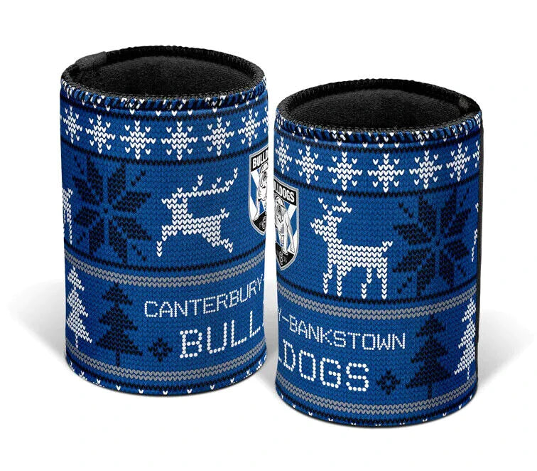 Canterbury Bulldogs Xmas Can Cooler