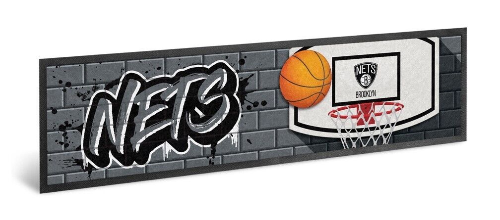 Brooklyn Nets NBA Bar Runner