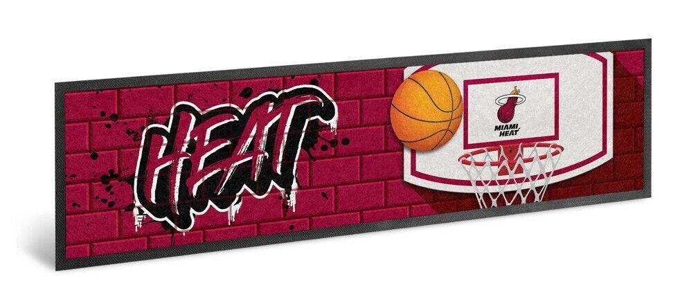 Miami Heat NBA Bar Runner