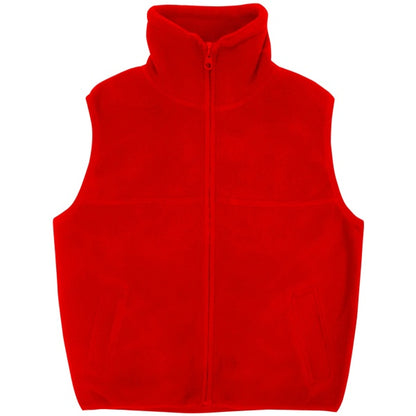 School Polar Fleece Vest - Red