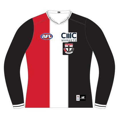 St Kilda Saints 2024 Replica Home Guernsey - Mens Long Sleeve