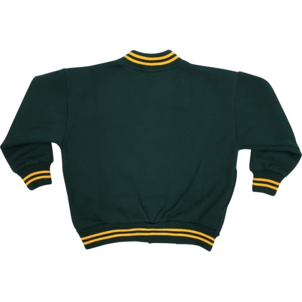 School Bomber Jacket - Green, Gold