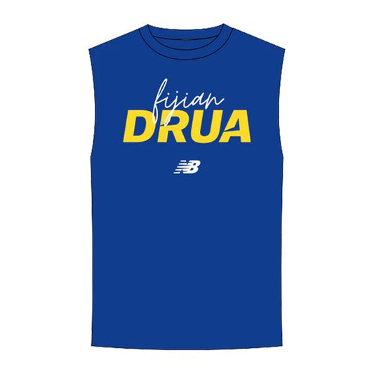 Fijian Drua 2025 Muscle Singlet - Unisex - Royal