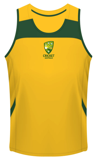 Cricket Australia Gold Supporters Singlet Youth