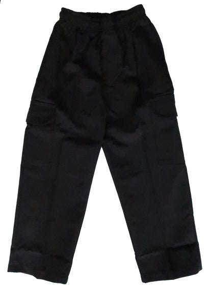 School Cargo Pants Kids - Black