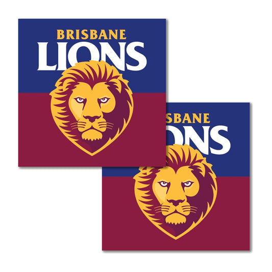 Brisbane Lions Party Napkins Pk 16