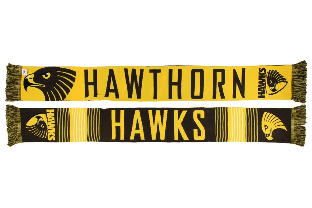 Hawthorn Hawks AFL Linebreak Jacquard Scarf