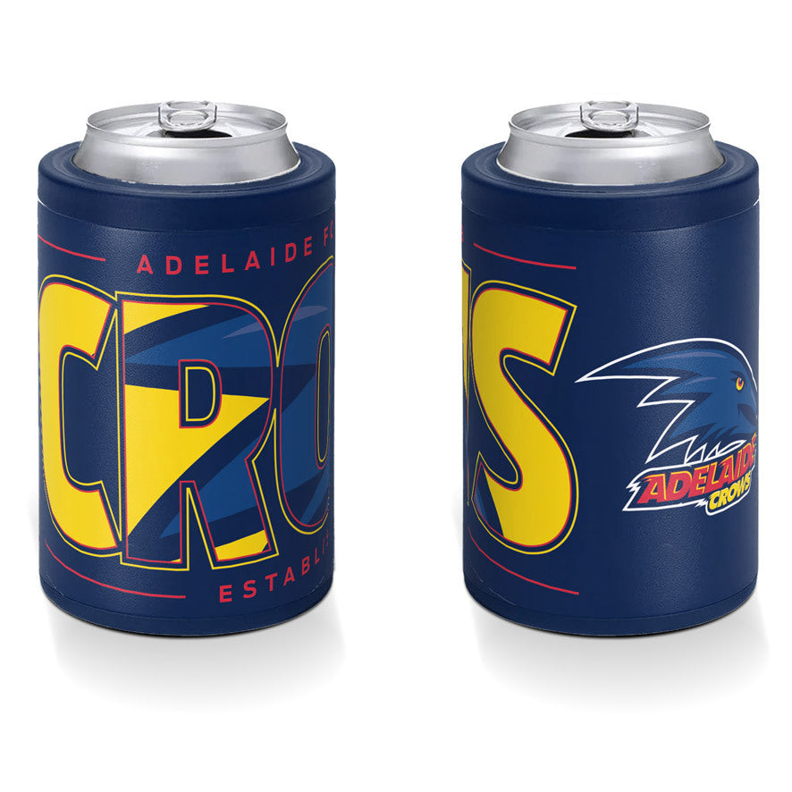 Adelaide Crows Insulated S/Steel Stubby Holder Can Cooler