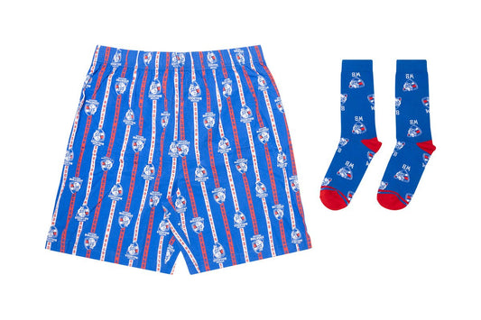 Western Bulldogs Men's Boxer Shorts & Sock Gift Pack