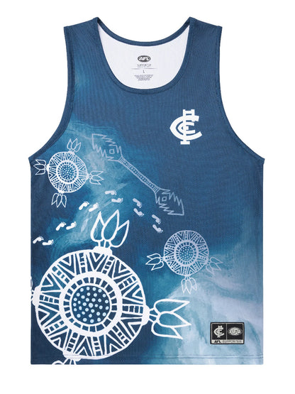 Carlton Blues Indigenous Training Singlet