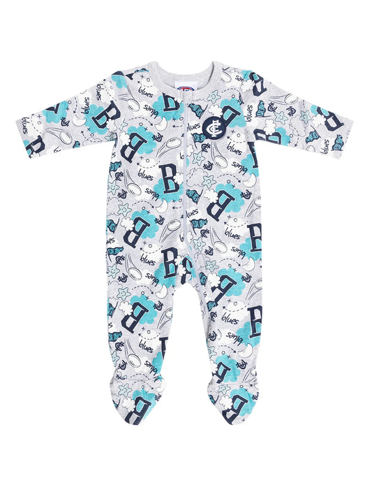 Carlton Blues Baby Cloud Romper