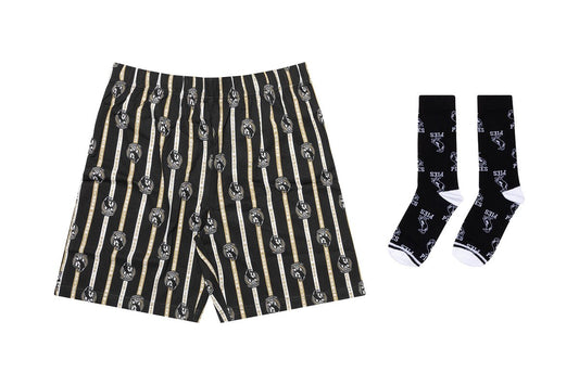 Collingwood Magpies Men's Boxer Shorts & Sock Gift Pack