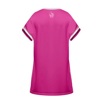 Collingwood Magpies Girls 'Fuchsia Force' T-Shirt Dress