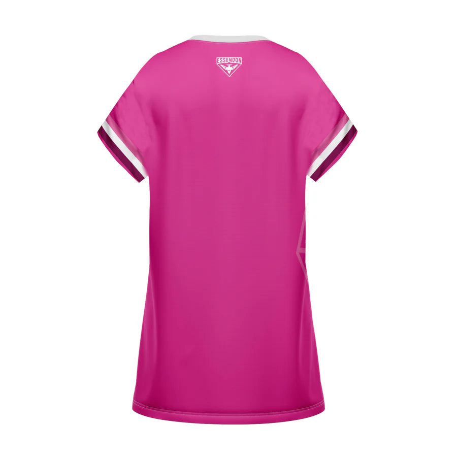 Essendon Bombers Girls 'Fuchsia Force' T-Shirt Dress