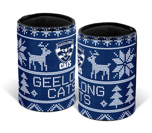 Geelong Cats Xmas Can Cooler