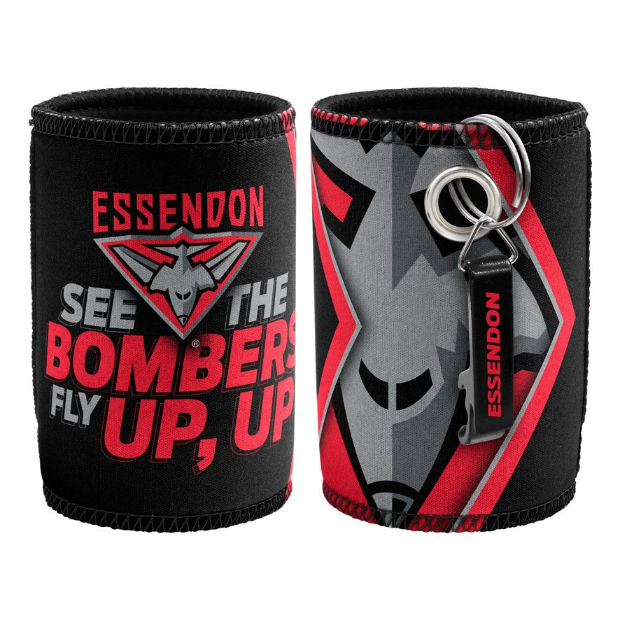 Essendon Bombers AFL Can Cooler with Bottle Opener