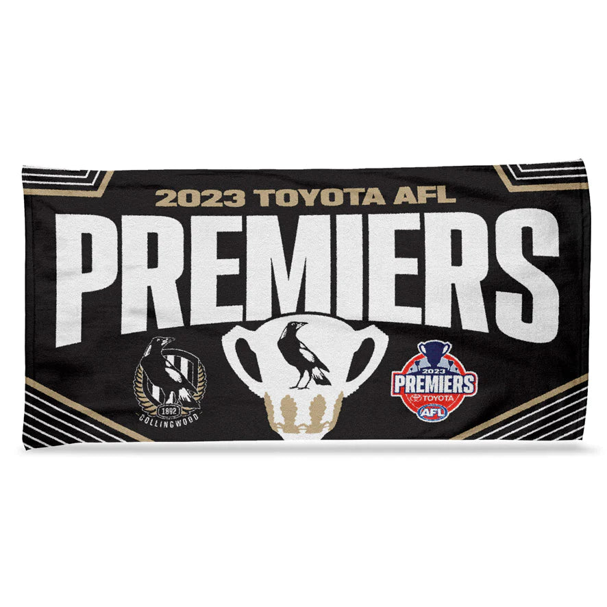 Collingwood Magpies 2023 Premiers Team Beach Towel