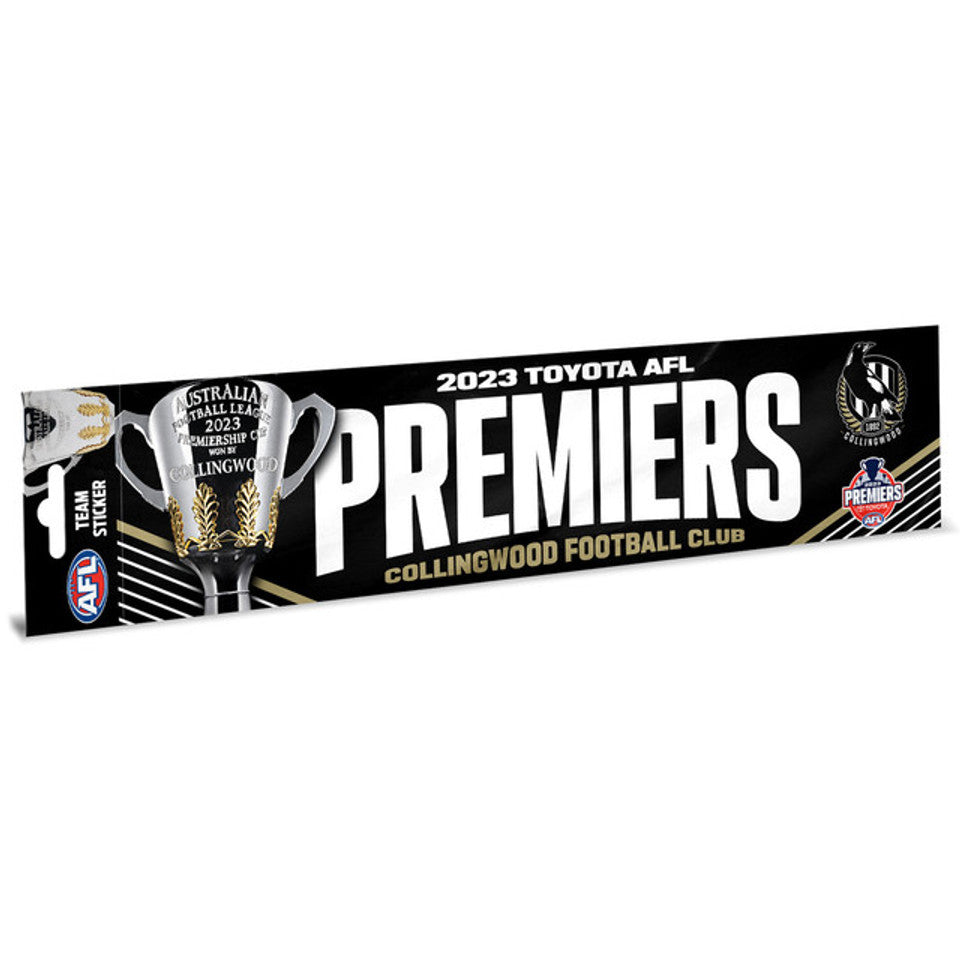 Collingwood Magpies 2023 Premiers Bumper Sticker