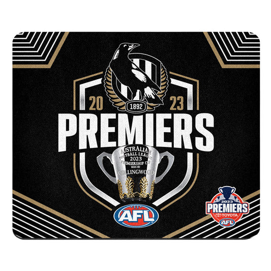 Collingwood Magpies 2023 Premiers Logo Mouse Pad