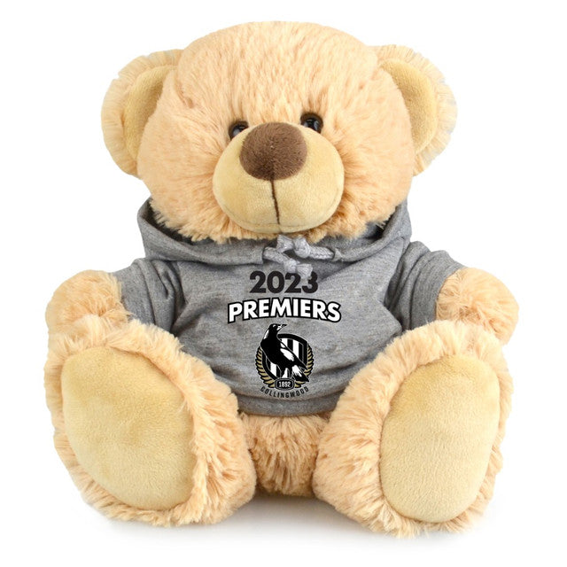 STOCKTAKE SALE  Collingwood Magpies 2023 Premiers My Buddy Hoodie Bear