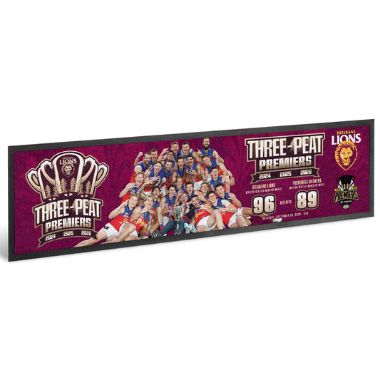 Brisbane Lions 2026 Premiers Team Photo Bar Runner (Pre Order)