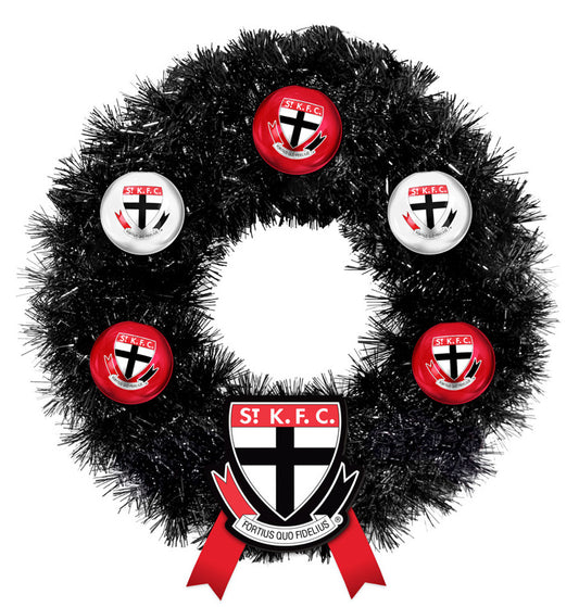 St Kilda Saints Xmas Wreath