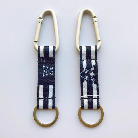 Geelong Cats AFL Carabiner Detachable Keyring