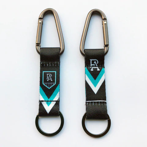 Port Adelaide Power AFL Carabiner Detachable Keyring