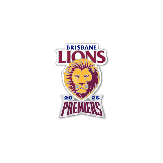 Brisbane Lions 2025 Premiers Logo Pin