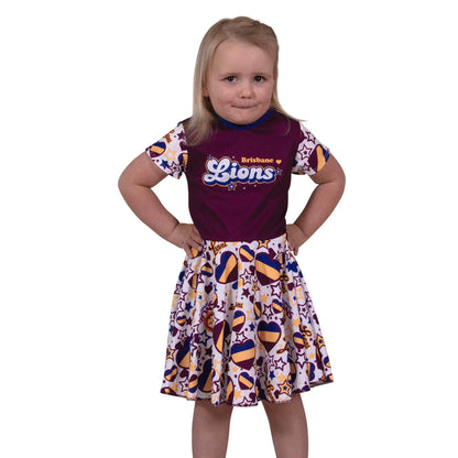 Brisbane Lions Girls "Heartbreaker" Dress