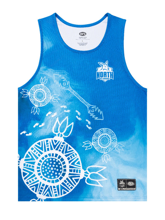 North Melbourne Kangaroos Indigenous Training Singlet