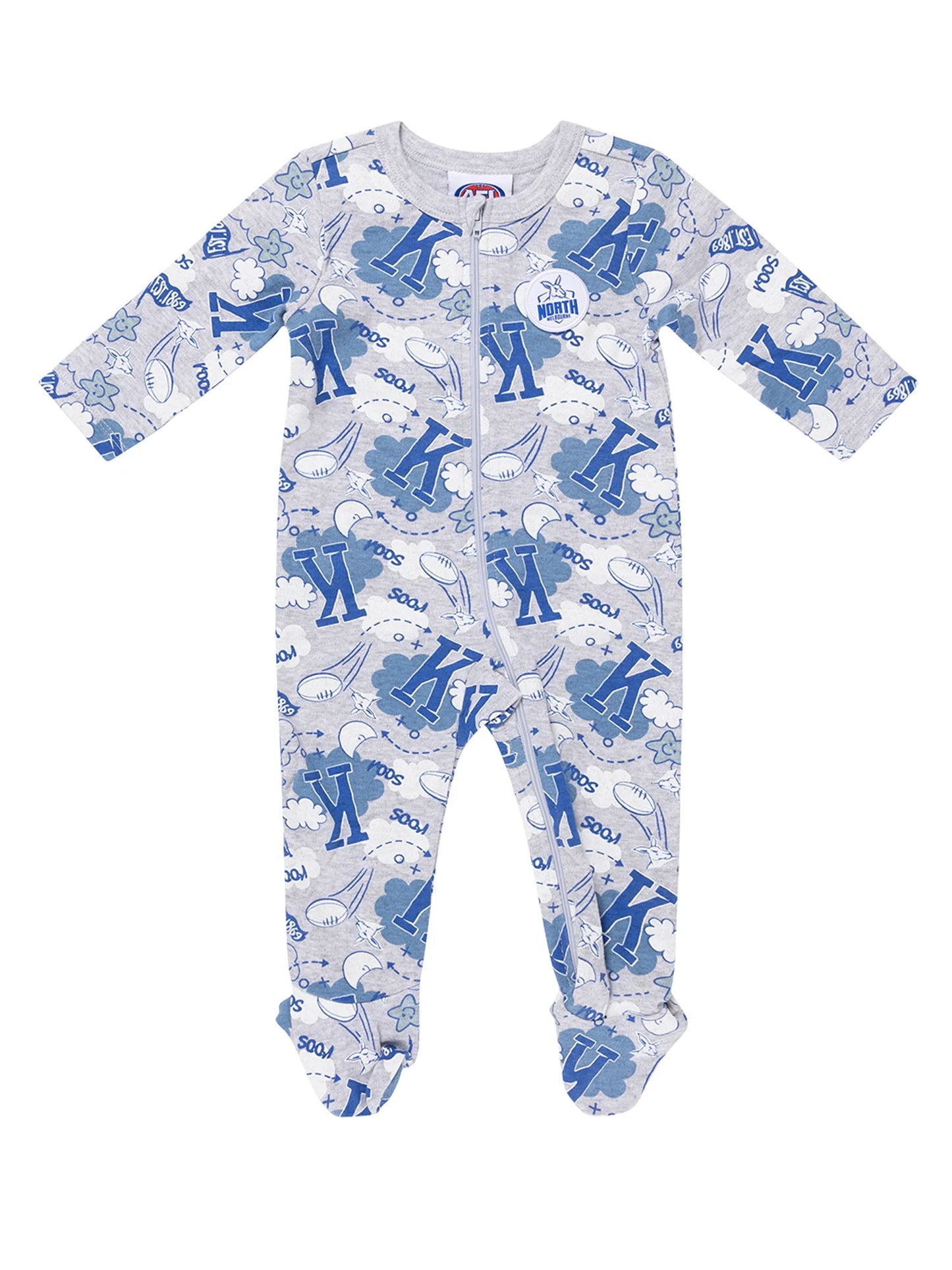 North Melbourne Kangaroos Baby Cloud Romper