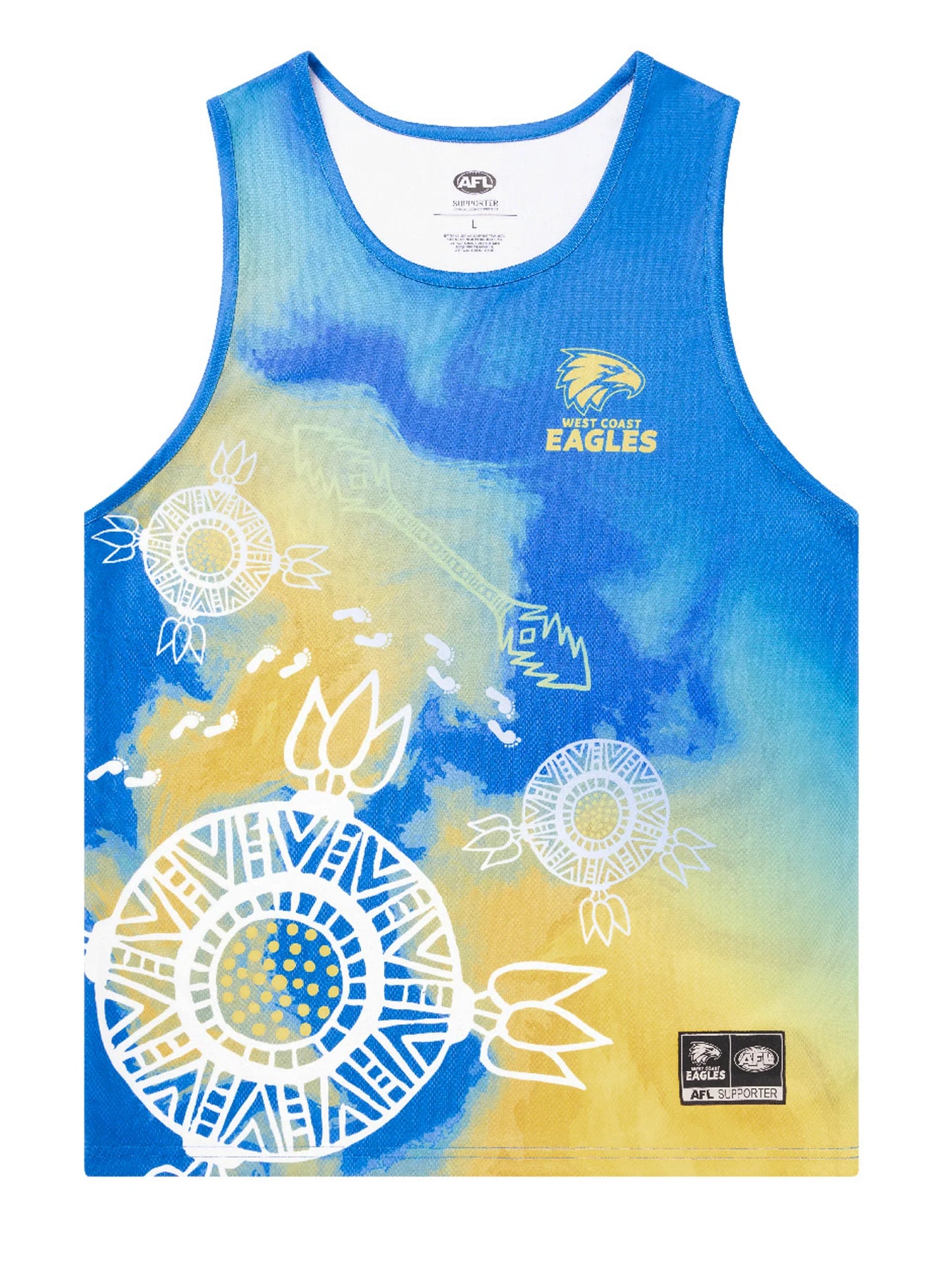 West Coast Eagles Indigenous Training Singlet