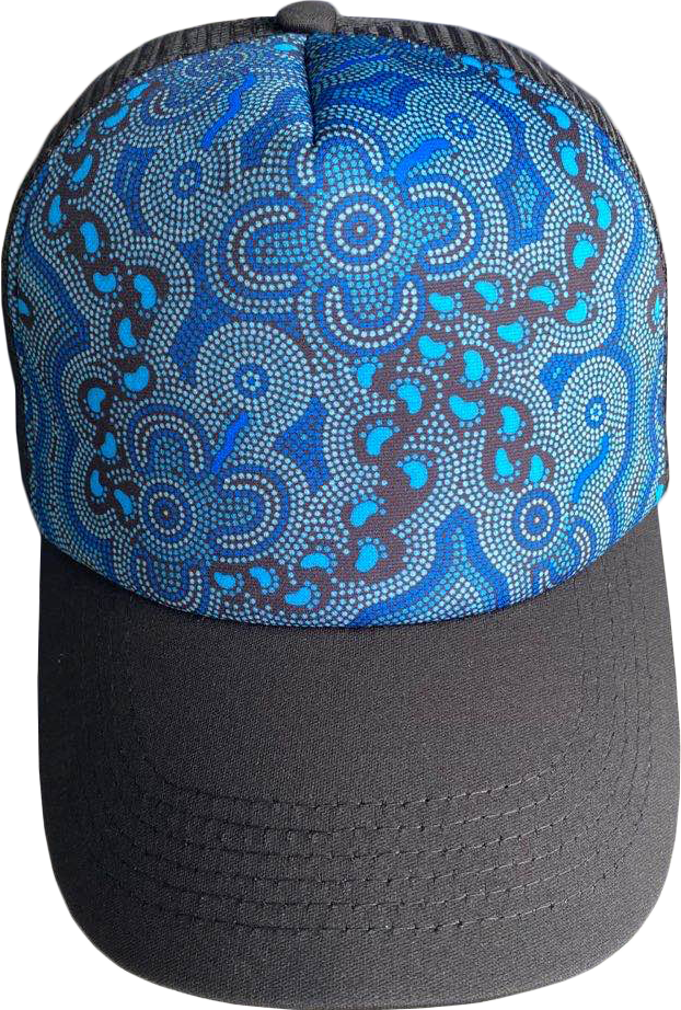 Bulurru Trucker Cap On Walkabout Blue