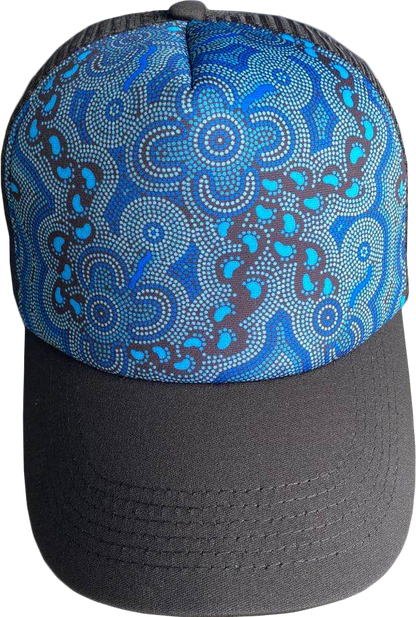 Bulurru Trucker Cap On Walkabout Blue