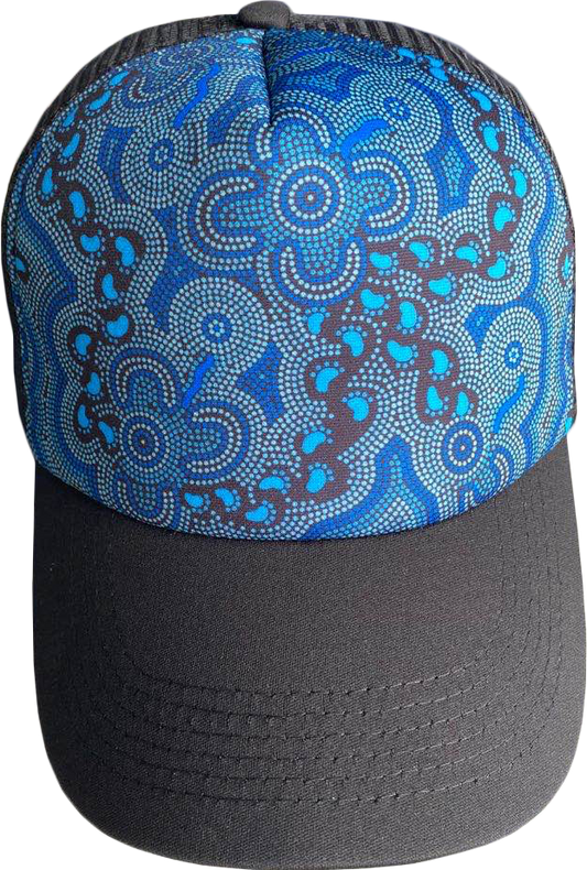 Bulurru Trucker Cap On Walkabout Blue