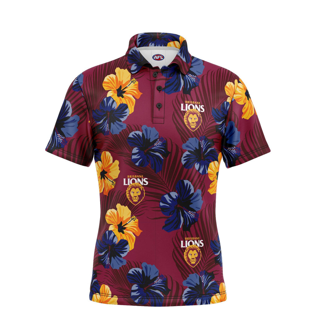 Brisbane Lions ‘Aloha’ Golf Polo Shirt