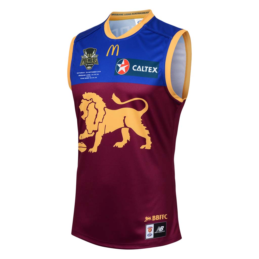 Brisbane Lions Youth 2024 Premiership Guernsey