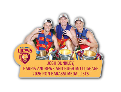 Brisbane Lions Premiers 2026 Pin Set (Boxed) (Pre Order)