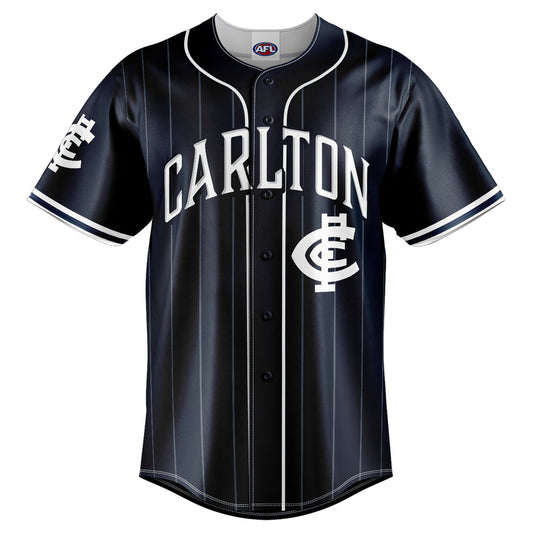 Carlton Blues 'Slugger' Baseball Shirt Adult