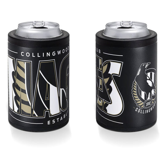 Collingwood Magpies Insulated S/Steel Stubby Holder Can Cooler