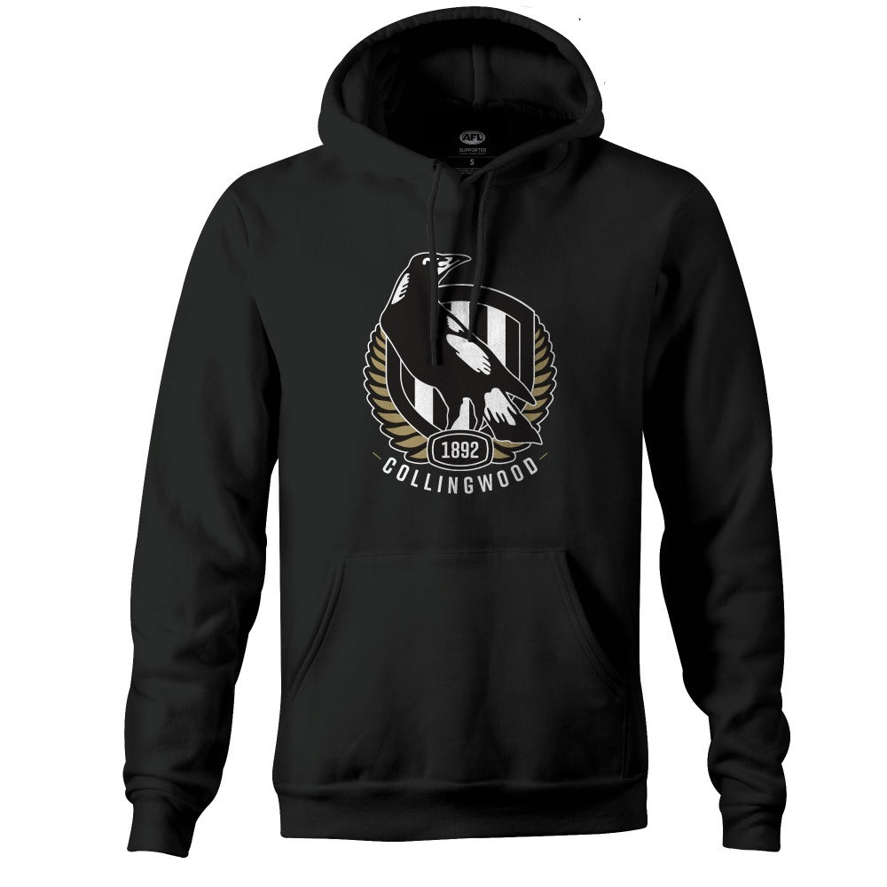 Collingwood Magpies Adults Logo Hoodie