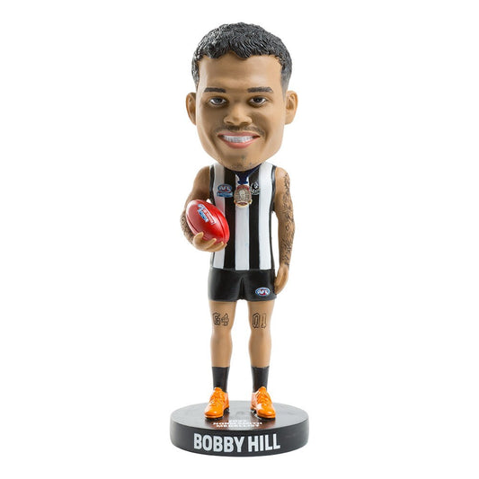 Collingwood Magpies Bobby Hill Norm Smith Medallist Bobblehead