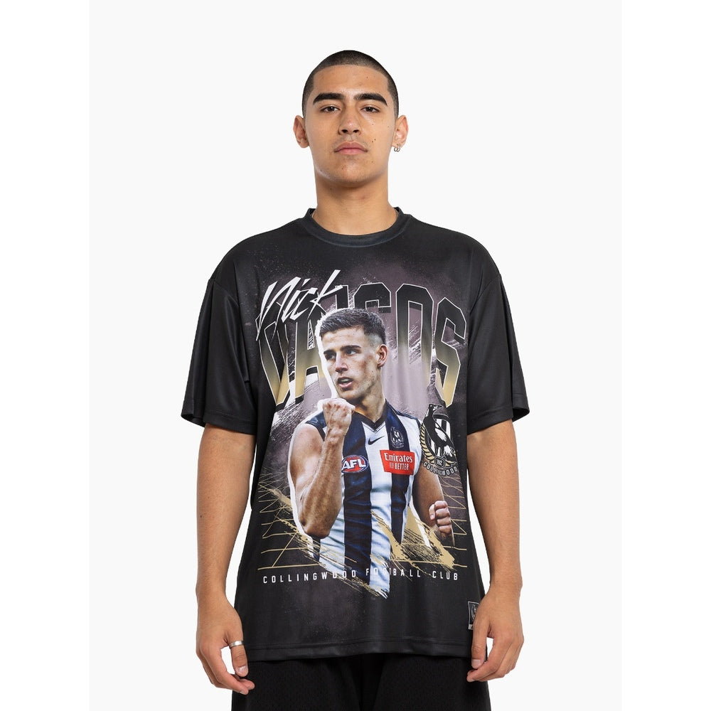 Collingwood Magpies Nick Daicos Youth Player Tee