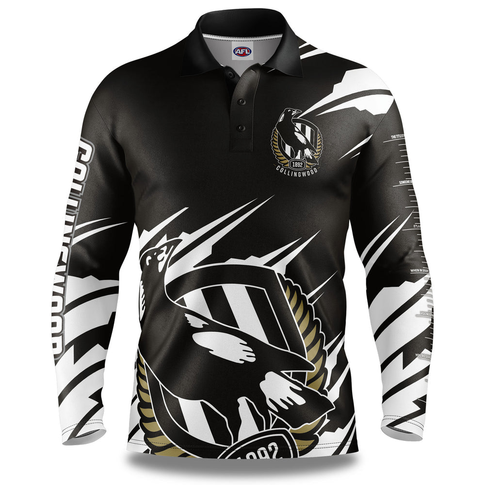 Collingwood Magpies 'Ignition' Fishing Shirt