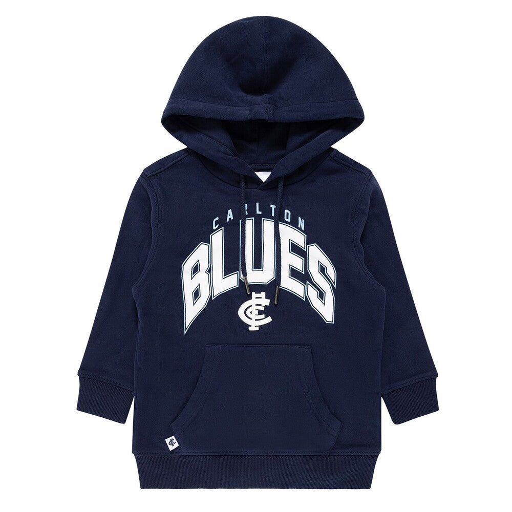 Carlton Blues Youth Team Crest Hoodie