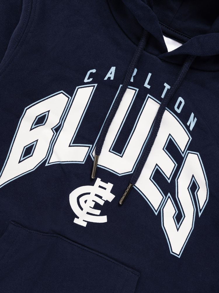 Carlton Blues Youth Team Crest Hoodie