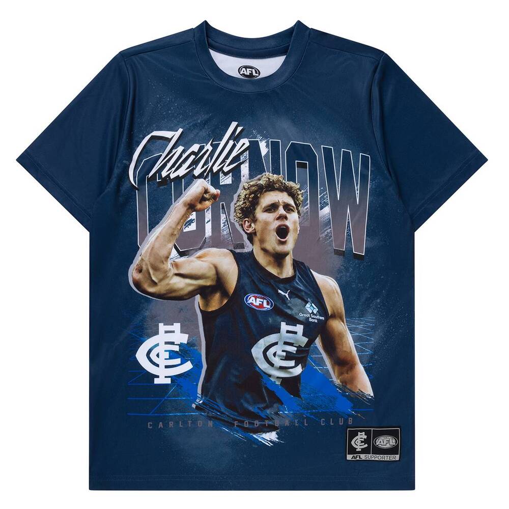 Carlton Blues Charlie Curnow Adults Player Tee